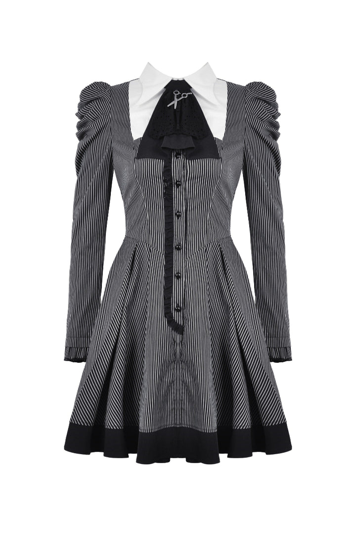 gothic-striped-dress-flat-front