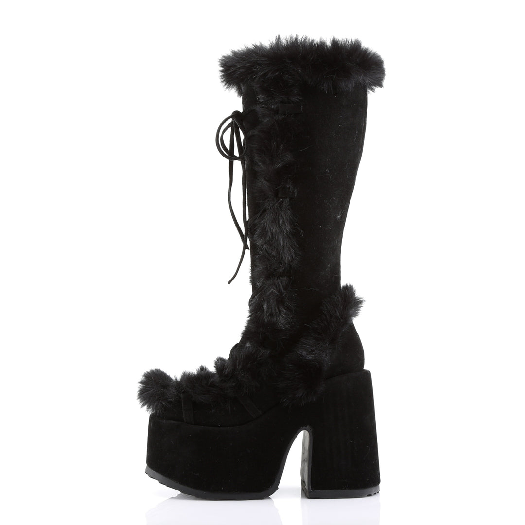 Winter Goth Knee High Platform Boots