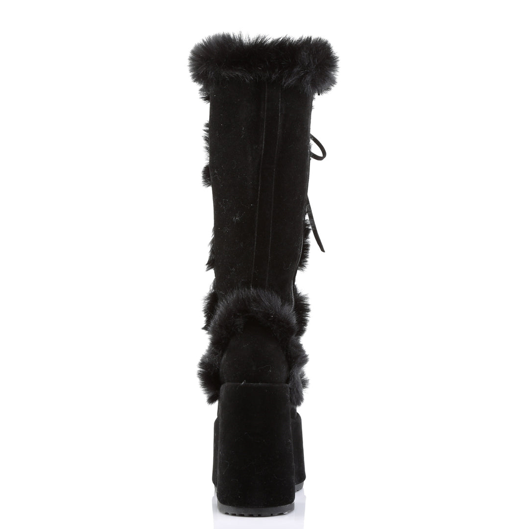 Winter Goth Knee High Platform Boots