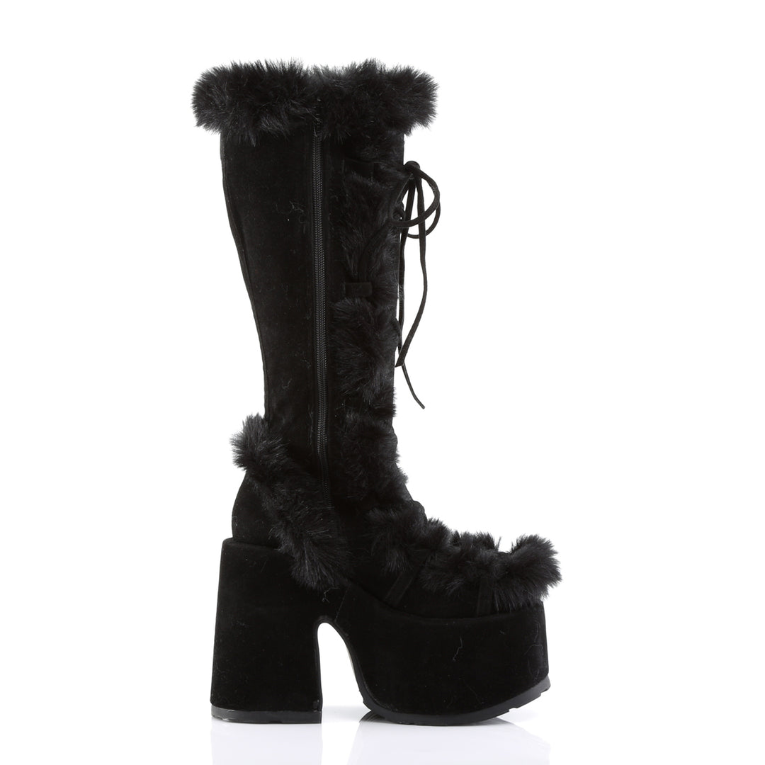 Winter Goth Knee High Platform Boots