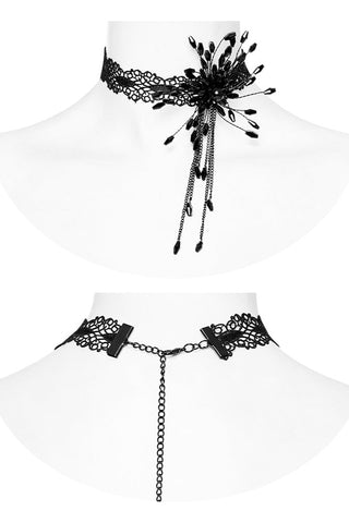 Shadow Lily – Victorian Gothic Lace Choker