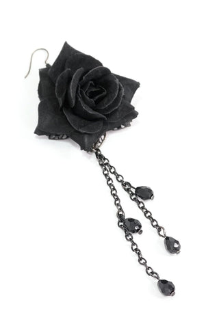Midnight Rose Earrings