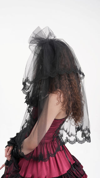 Ghost Bride Skull Veil