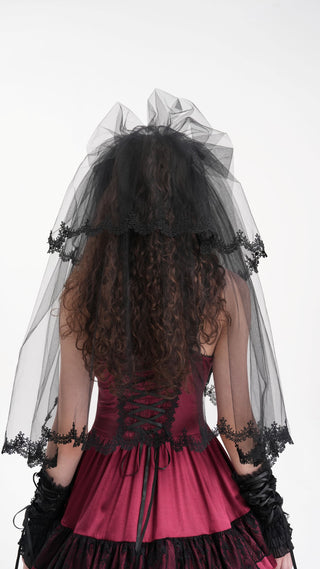 Ghost Bride Skull Veil
