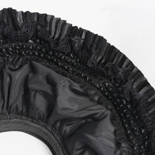 Ravenna Black & Purple Feather Headband
