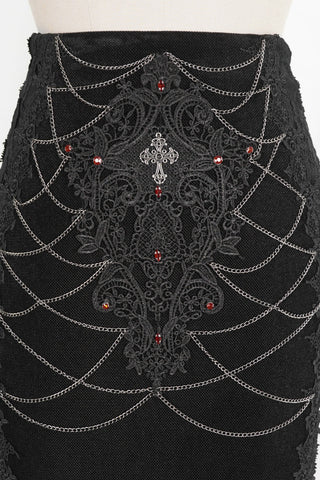 Victorian Fishtail Maxi Skirt