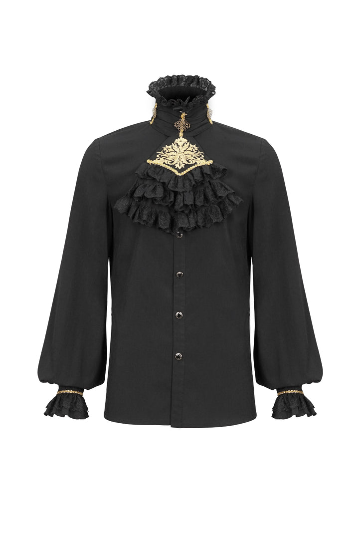 Eternal Eclipse – Victorian-Inspired Groom’s Shirt