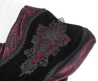 Velvet Gothic Mermaid Maxi Dress