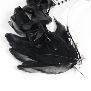 Belea - Gothic Feather Headpiece