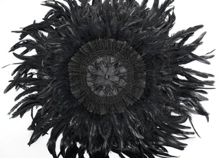Shadow Crown – Black Feather Gothic Parasol