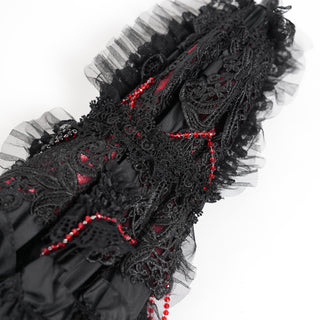 Duchess Ravenscroft’s Garden Shade with Red Bead Details