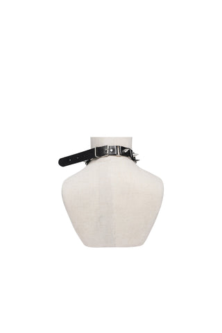 Mortis Skull & Spike Choker Necklace