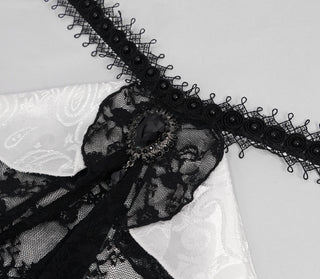 Lucien – Men’s White Victorian Ruffle Shirt