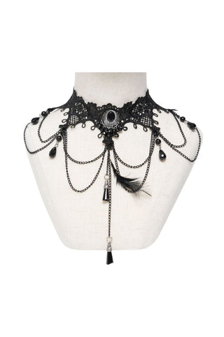 Mourning Belle Lace Choker