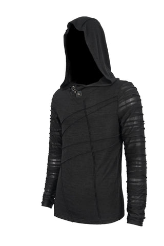 Phantom – Hooded Mesh Sleeve Shirt