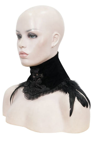 Raven Queen Feather Collar