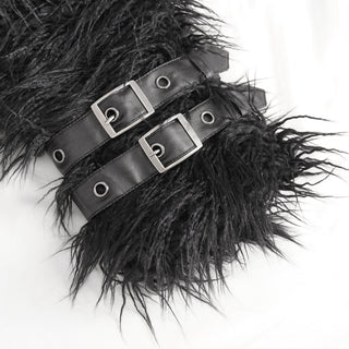 Voidwalker – Men’s Dark Rave Fur Jacket
