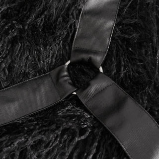 Voidwalker – Men’s Dark Rave Fur Jacket