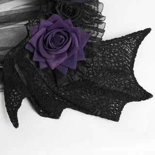 Violet Siren Headband & Veil