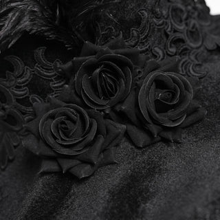 Nightshade Black Beaded Witch Hat