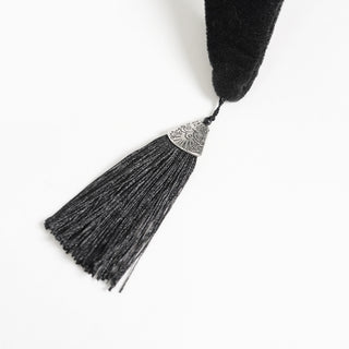 Nightshade Black Beaded Witch Hat