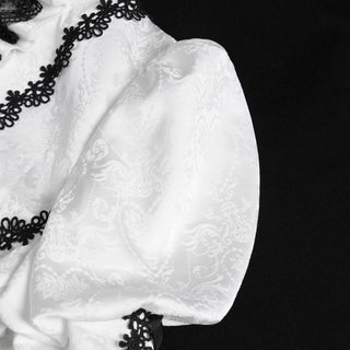 Isolde – Victorian Bell Sleeve White Blouse