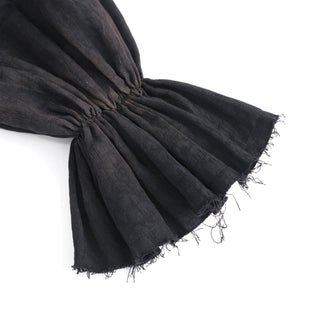 Midnight Poet Black Gothic Blouse