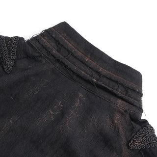Midnight Poet Black Gothic Blouse