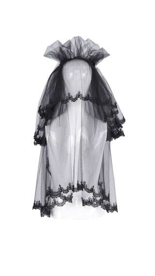 Ghost Bride Skull Veil