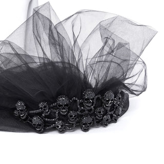 Ghost Bride Skull Veil