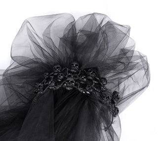 Ghost Bride Skull Veil