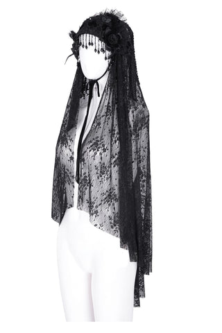 Velvet Cross Bridal Veil