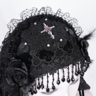 Velvet Cross Bridal Veil