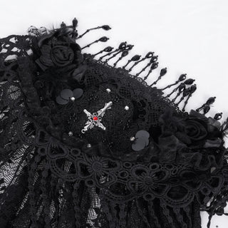 Velvet Cross Bridal Veil