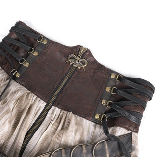 Tavern Rogue Steampunk Maxi Skirt