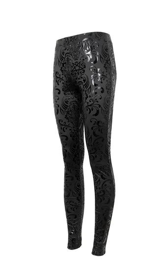 Glossy Pentagram Leggings
