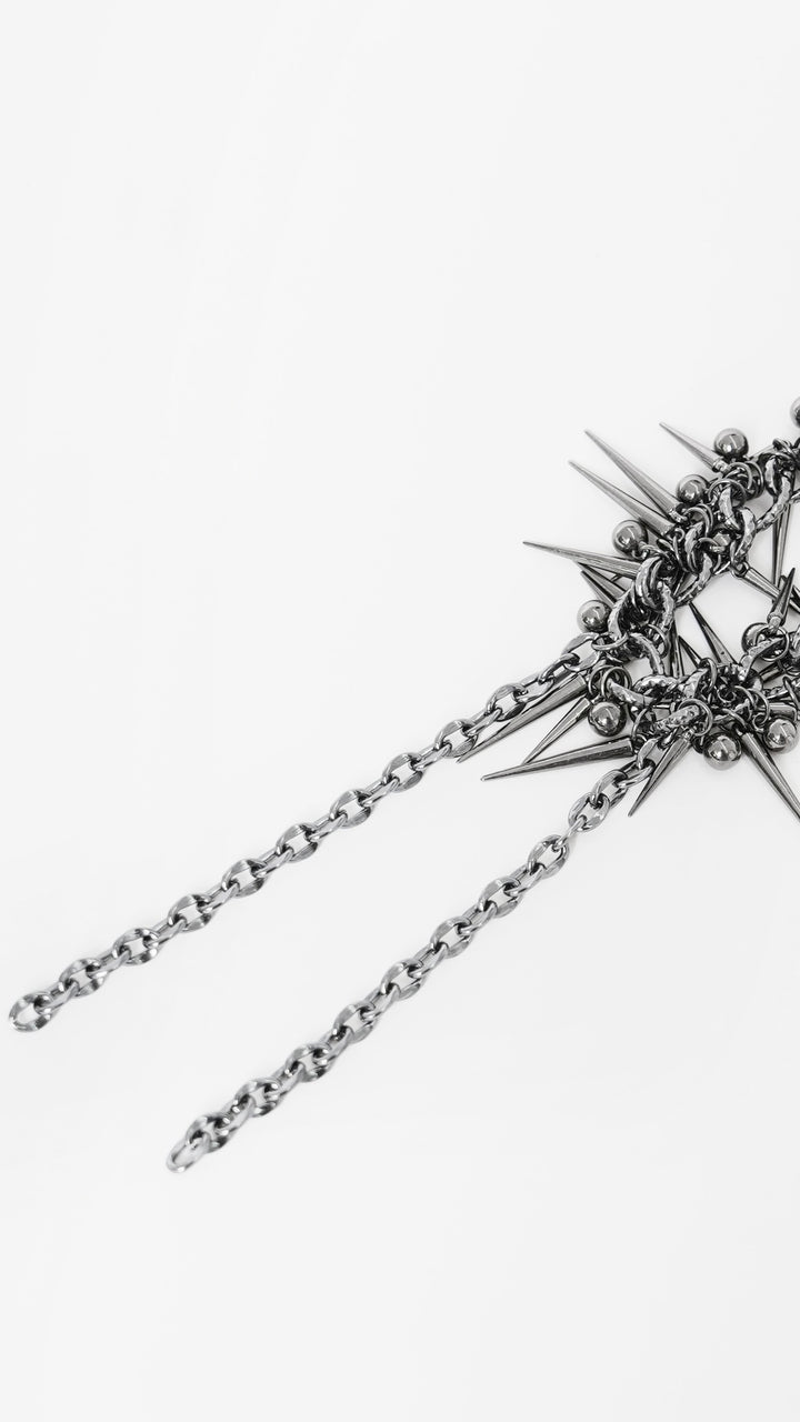 Impaler Queen – Double Spike Chain Collar