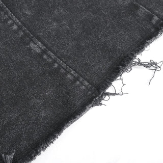 Black Vanguard Distressed Vest