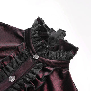 Long Pointed Swallowtail Victorian Blouse