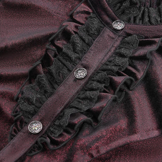 Long Pointed Swallowtail Victorian Blouse