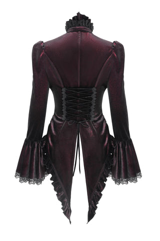 Long Pointed Swallowtail Victorian Blouse