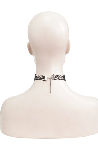 Gothic Crying Rose necklace