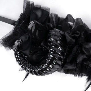 Midnight Rose Devil Headpiece