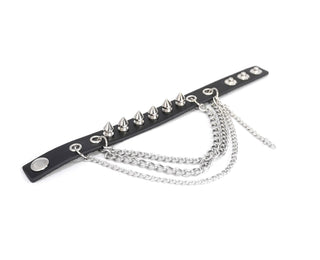Punk Spiked Chain Bracelet