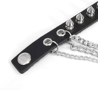 Punk Spiked Chain Bracelet