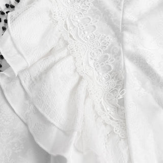 Poet Style White Gothic Shirt