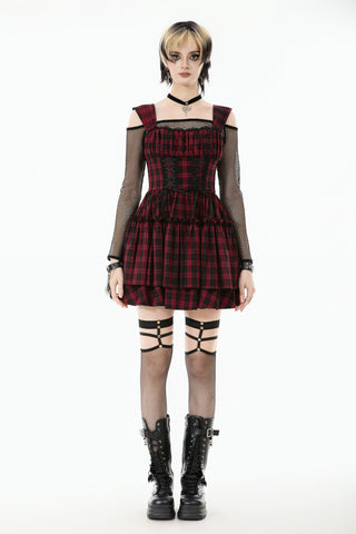 Riot Girl Tartan Mini Dress