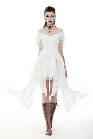 Clockwork Bride Steampunk Wedding High Low Dress
