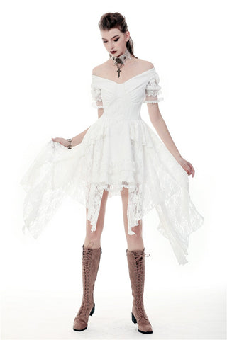 Clockwork Bride Steampunk Wedding High Low Dress