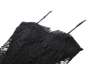 Seductress Sheer Lace Maxi Dress